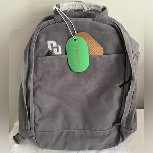 NWT Day Owl "First Mile" Backpack Grey Canvas